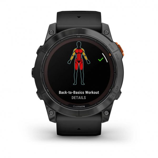 GARMIN FENIX 7X PRO SOLAR SLATE GRAY С BLACK КАИШКА  8