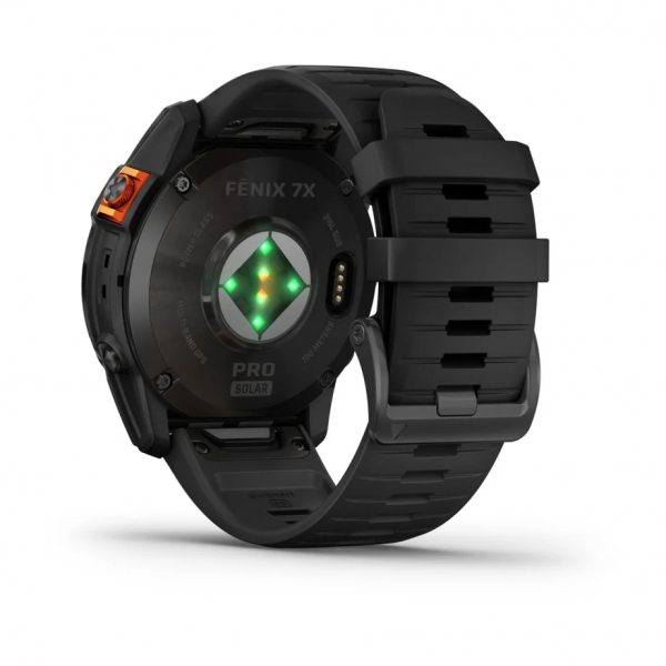 GARMIN FENIX 7X PRO SOLAR SLATE GRAY С BLACK КАИШКА  10