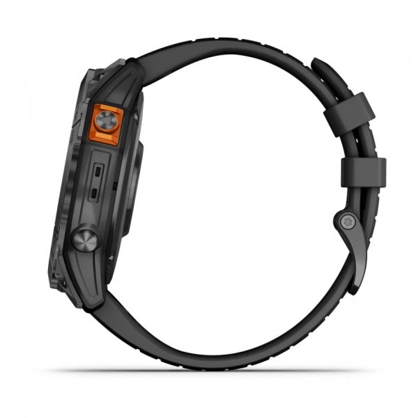 GARMIN FENIX 7X PRO SOLAR SLATE GRAY С BLACK КАИШКА  12