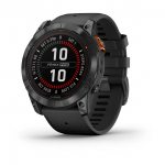 Garmin Fenix 7X Pro Solar Slate Gray с Black каишка 