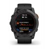 Garmin Fenix 7X Pro Solar Slate Gray с Black каишка  1