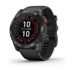 Garmin Fenix 7X Pro Solar Slate Gray с Black каишка 