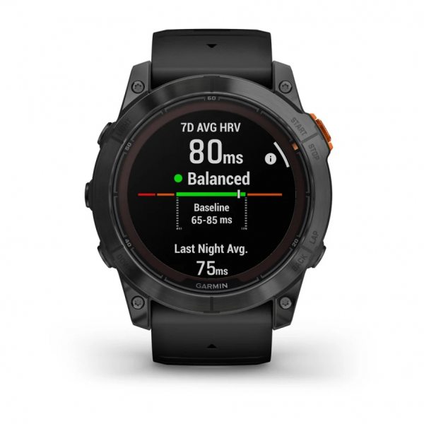 GARMIN FENIX 7X PRO SOLAR SLATE GRAY С BLACK КАИШКА  4