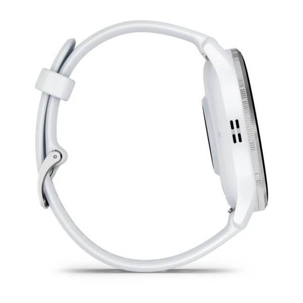GARMIN VENU 3 SILVER БЕЗЕЛ С WHITESTONE КОРПУС И СИЛИКОНОВА КАИШКА 6