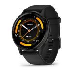 Garmin Venu 3 Slate безел с Black корпус и силиконова каишка