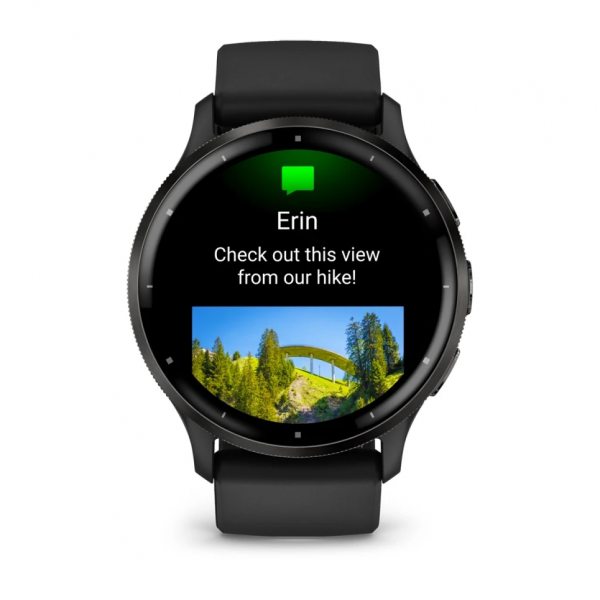 GARMIN VENU 3 SLATE БЕЗЕЛ С BLACK КОРПУС И СИЛИКОНОВА КАИШКА 3