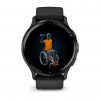 Garmin Venu 3 Slate безел с Black корпус и силиконова каишка 4