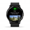 Garmin Venu 3 Slate безел с Black корпус и кожена каишка 3