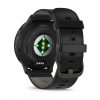 Garmin Venu 3 Slate безел с Black корпус и кожена каишка 5