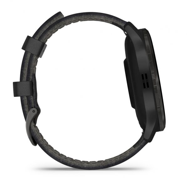 GARMIN VENU 3 SLATE БЕЗЕЛ С BLACK КОРПУС И КОЖЕНА КАИШКА 7