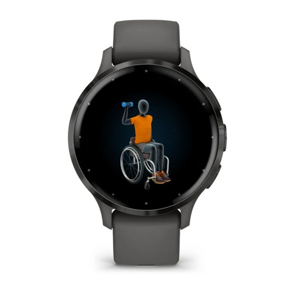 GARMIN VENU 3S SLATE БЕЗЕЛ С PEBBLE GRAY КОРПУС И СИЛИКОНОВА КАИШКА 4