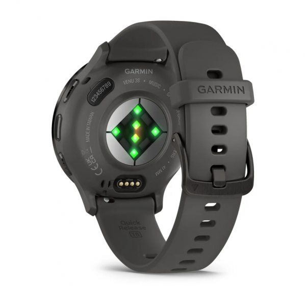 GARMIN VENU 3S SLATE БЕЗЕЛ С PEBBLE GRAY КОРПУС И СИЛИКОНОВА КАИШКА 5
