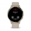 Garmin Venu 3S Soft Gold безел с French Grey корпус и силиконова каишка 1