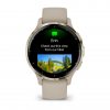 Garmin Venu 3S Soft Gold безел с French Grey корпус и силиконова каишка 3