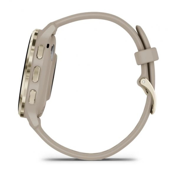 GARMIN VENU 3S SOFT GOLD БЕЗЕЛ С FRENCH GREY КОРПУС И СИЛИКОНОВА КАИШКА 7