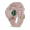 Garmin Venu 3S Soft Gold безел с Dust Rose корпус и силиконова каишка 5
