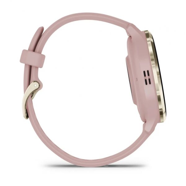 GARMIN VENU 3S SOFT GOLD БЕЗЕЛ С DUST ROSE КОРПУС И СИЛИКОНОВА КАИШКА 6
