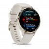 Garmin Venu 3S Soft Gold безел с Ivory корпус и силиконова каишка 2