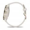 Garmin Venu 3S Soft Gold безел с Ivory корпус и силиконова каишка 7