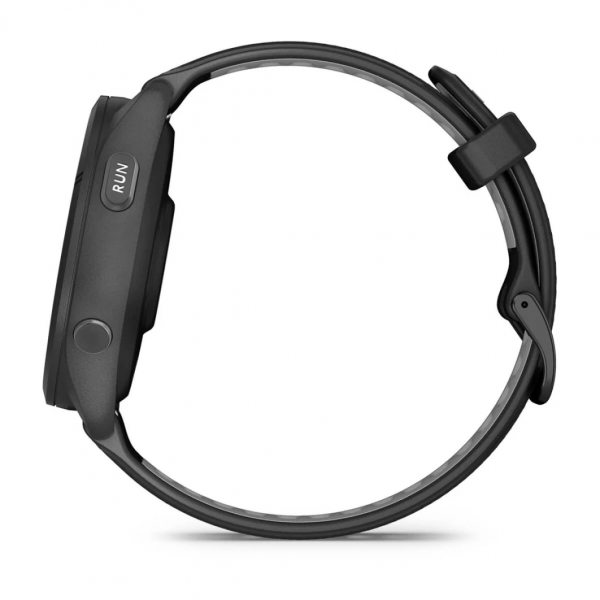 GARMIN FORERUNNER 265 BLACK БЕЗЕЛ И КОРПУС С BLACK/POWDER GRAY СИЛИКОНОВА КАИШКА  7