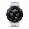 Garmin Forerunner 265 Black безел с Whitestone корпус и Whitestone/Tidal Blue силиконова каишка  1