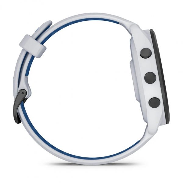 GARMIN FORERUNNER 265 BLACK БЕЗЕЛ С WHITESTONE КОРПУС И WHITESTONE/TIDAL BLUE СИЛИКОНОВА КАИШКА  7
