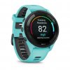 Garmin Forerunner 265 Black безел с Aqua корпус и Aqua/Black силиконова каишка 2