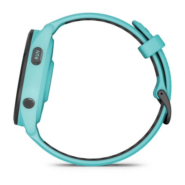 GARMIN FORERUNNER 265 BLACK БЕЗЕЛ С AQUA КОРПУС И AQUA/BLACK СИЛИКОНОВА КАИШКА 6