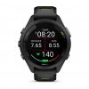 Garmin Forerunner 265S Black безел и корпус с Black/Amp Yellow силиконова каишка 1
