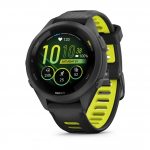 Garmin Forerunner 265S Black безел и корпус с Black/Amp Yellow силиконова каишка