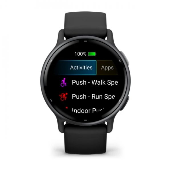 GARMIN VIVOACTIVE 5 SLATE БЕЗЕЛ С BLACK КОРПУС И СИЛИКОНОВА КАИШКА  4