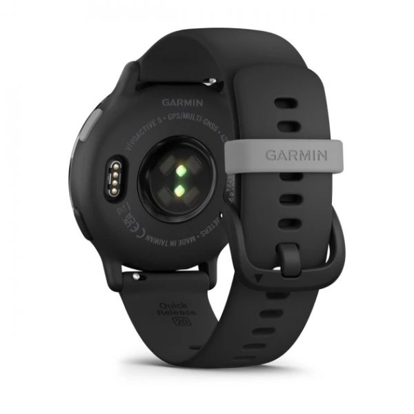 GARMIN VIVOACTIVE 5 SLATE БЕЗЕЛ С BLACK КОРПУС И СИЛИКОНОВА КАИШКА  5