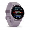 Garmin Vivoactive 5 Metallic Orchid безел с Orchid корпус и силиконова каишка 2