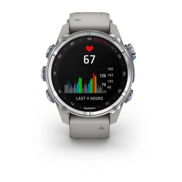 GARMIN DESCENT MK3 43ММ С FOG GREY СИЛИКОНОВА КАИШКА 8