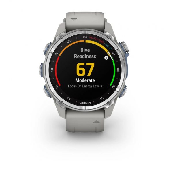 GARMIN DESCENT MK3 43ММ С FOG GREY СИЛИКОНОВА КАИШКА 5