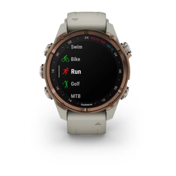 GARMIN DESCENT MK3I 43ММ BRONZE PVD ТИТАН С FRENCH GREY СИЛИКОНОВА КАИШКА 9