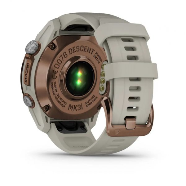 GARMIN DESCENT MK3I 43ММ BRONZE PVD ТИТАН С FRENCH GREY СИЛИКОНОВА КАИШКА 10