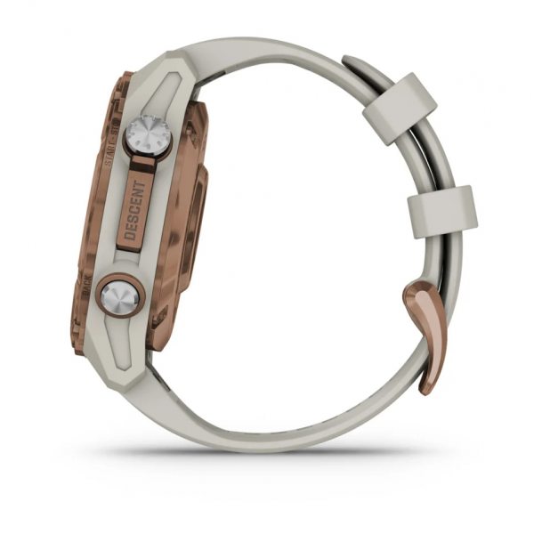 GARMIN DESCENT MK3I 43ММ BRONZE PVD ТИТАН С FRENCH GREY СИЛИКОНОВА КАИШКА 11