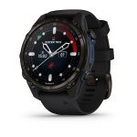 Garmin Descent Mk3i 43мм Carbon Grey DLC титан с черна силиконова каишка