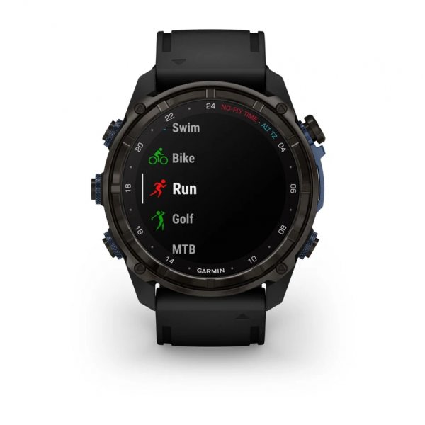 GARMIN DESCENT MK3I 51ММ CARBON GREY DLC ТИТАН С ЧЕРНА СИЛИКОНОВА КАИШКА 9