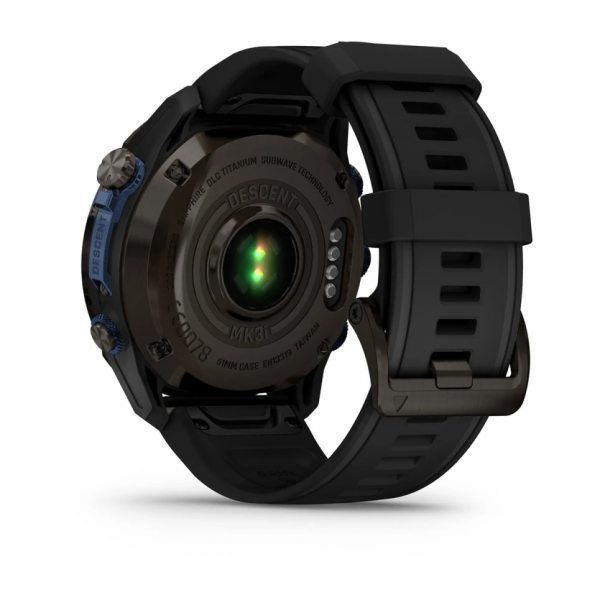 GARMIN DESCENT MK3I 51ММ CARBON GREY DLC ТИТАН С ЧЕРНА СИЛИКОНОВА КАИШКА 10