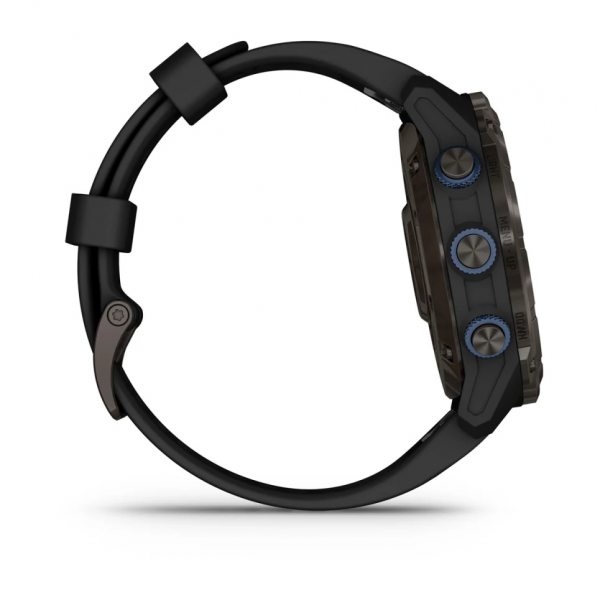 GARMIN DESCENT MK3I 51ММ CARBON GREY DLC ТИТАН С ЧЕРНА СИЛИКОНОВА КАИШКА 11