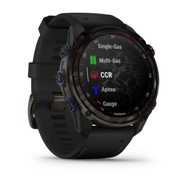 GARMIN DESCENT MK3I 51ММ CARBON GREY DLC ТИТАН С ЧЕРНА СИЛИКОНОВА КАИШКА 2