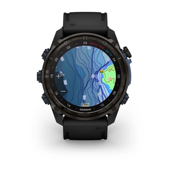 GARMIN DESCENT MK3I 51ММ CARBON GREY DLC ТИТАН С ЧЕРНА СИЛИКОНОВА КАИШКА 4