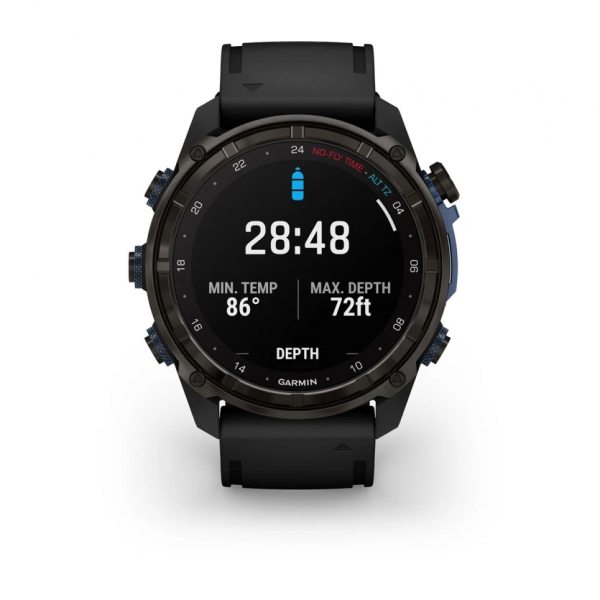 GARMIN DESCENT MK3I 51ММ CARBON GREY DLC ТИТАН С ЧЕРНА СИЛИКОНОВА КАИШКА 6