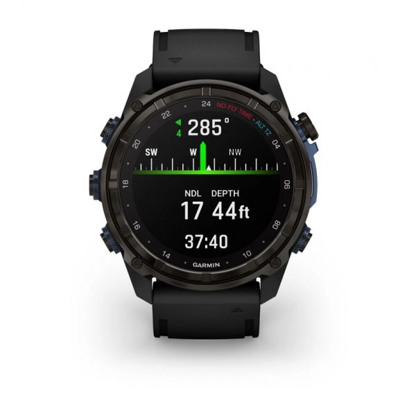 GARMIN DESCENT MK3I 51ММ CARBON GREY DLC ТИТАН С ЧЕРНА СИЛИКОНОВА КАИШКА 7