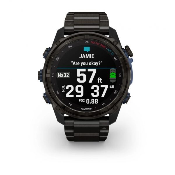 GARMIN DESCENT MK3I 51ММ CARBON GREY DLC ТИТАН С DLC ТИТАНОВА КАИШКА 1