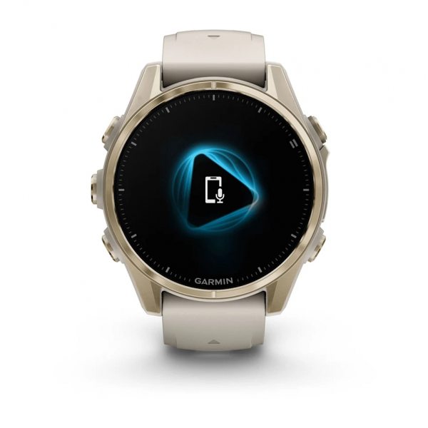 GARMIN FENIX 8 43MM AMOLED SAPPHIRE SOFT GOLD С FOG GRAY/DARK SANDSTONE СИЛИКОНОВА КАИШКА 3