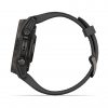 Garmin Fenix 8 43mm AMOLED Sapphire Carbon Gray DLC Titanium с Black/Pebble Gray силиконова каишка 12