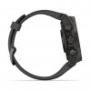 Garmin Fenix 8 43mm AMOLED Sapphire Carbon Gray DLC Titanium с Black/Pebble Gray силиконова каишка 11